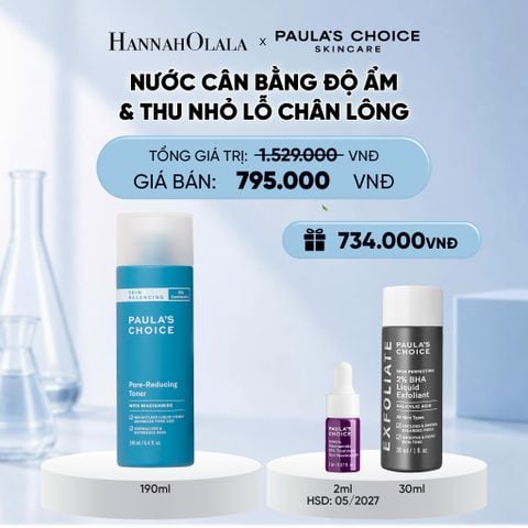  NƯỚC CÂN BẰNG ĐỘ ẨM VÀ ĐIỀU CHỈNH LỖ CHÂN LÔNG 190ML - DEAL 8 