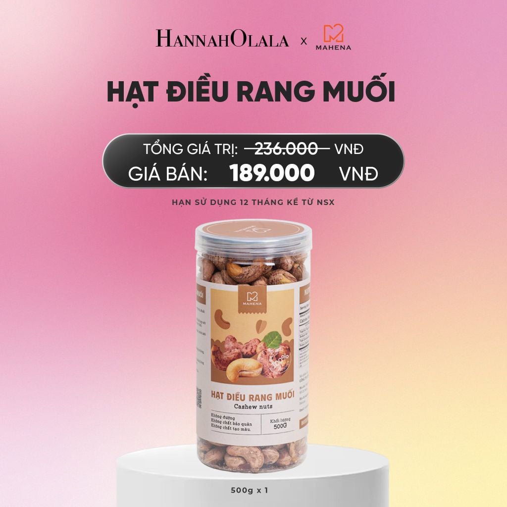  DEAL 8: HẠT ĐIỀU RANG MUỐI 500G_A1165 