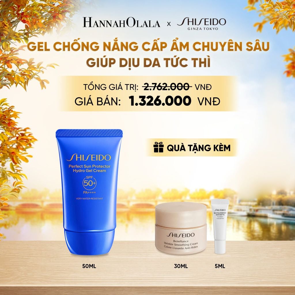  GEL CHỐNG NẮNG DƯỠNG DA SHISEIDO GSC PERFECT SUN PROTECTOR HYDRO GEL CREAM SPF50+ 50ML - DEAL 08 - E440 