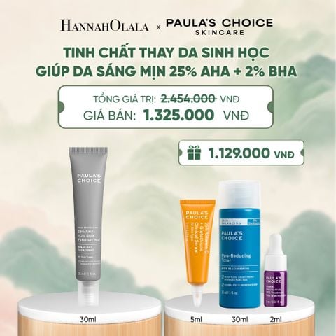  TINH CHẤT THAY DA SINH HỌC GIÚP DA SÁNG MỊN SKIN PERFECTING 25% AHA + 2% BHA EXFOLIANT PEEL 30ML - DEAL 11 - A1600 