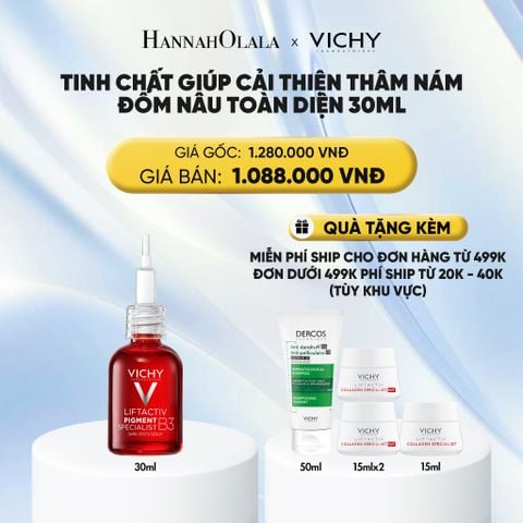  TINH CHẤT GIÚP CẢI THIỆN THÂM NÁM ĐỐM NÂU TOÀN DIỆN VICHY LIFTACTIV B3 DARK SPOTS SERUM 30ML - DEAL 8 : 