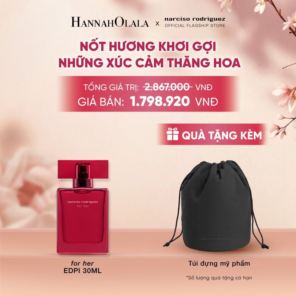  NƯỚC HOA NỮ NARCISO RODRIGUEZ FOR HER EAU DE PARFUM INTENSE 30ML - DEAL 8 - A3024 