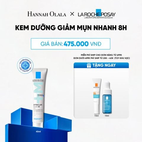  KEM DƯỠNG GIẢM MỤN NHANH 8 GIỜ LA ROCHE-POSAY EFFACLAR DUO+ M 40ML - B55 