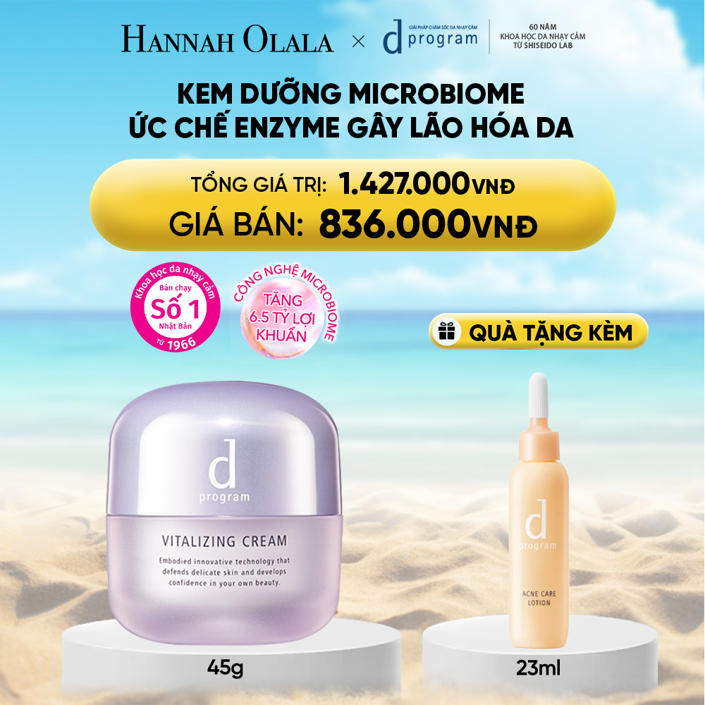  DEAL 8: KEM DƯỠNG NGĂN NGỪA LÃO HÓA D PROGRAM VITALIZING CREAM 45G 