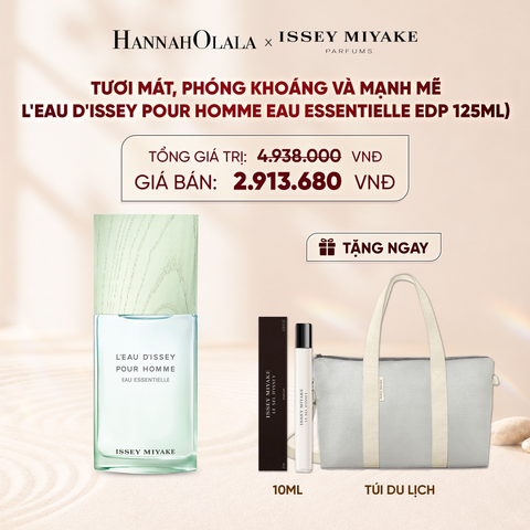  NƯỚC HOA NAM ISSEY MIYAKE L'EAU D'ISSEY POUR HOMME EAU ESSENTIELLE EAU DE PARFUM 125ML - DEAL 8 