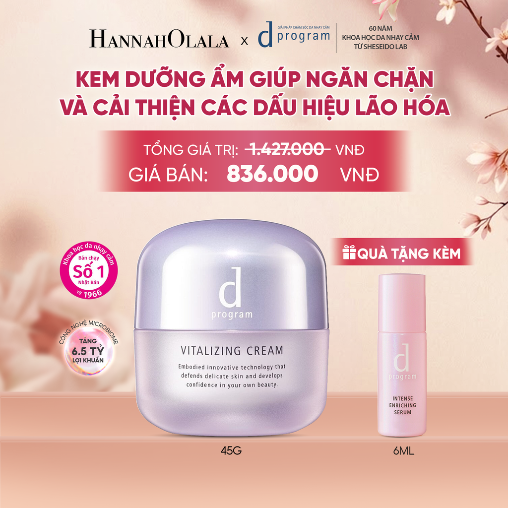  KEM DƯỠNG NGĂN NGỪA LÃO HÓA D PROGRAM VITALIZING CREAM 45G - DEAL 8 - A1721 