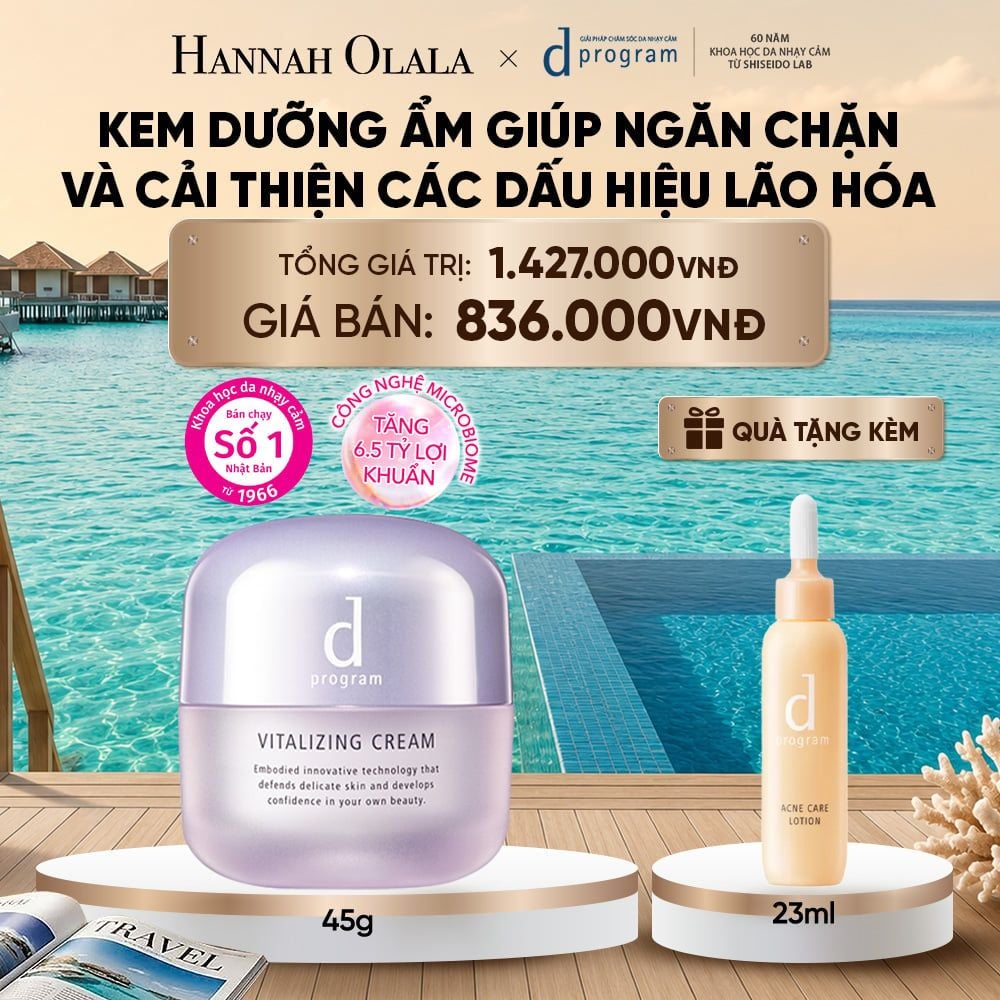  KEM DƯỠNG NGĂN NGỪA LÃO HÓA D PROGRAM VITALIZING CREAM 45G - DEAL 8_ D1555 