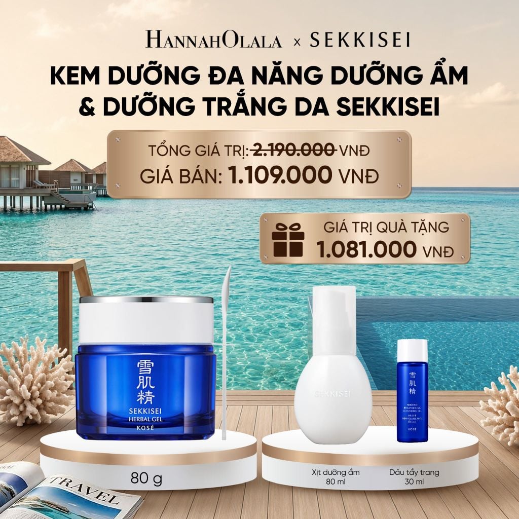  KEM DƯỠNG ĐA NĂNG DƯỠNG ẨM & DƯỠNG TRẮNG DA SEKKISEI_ A580_ D796 