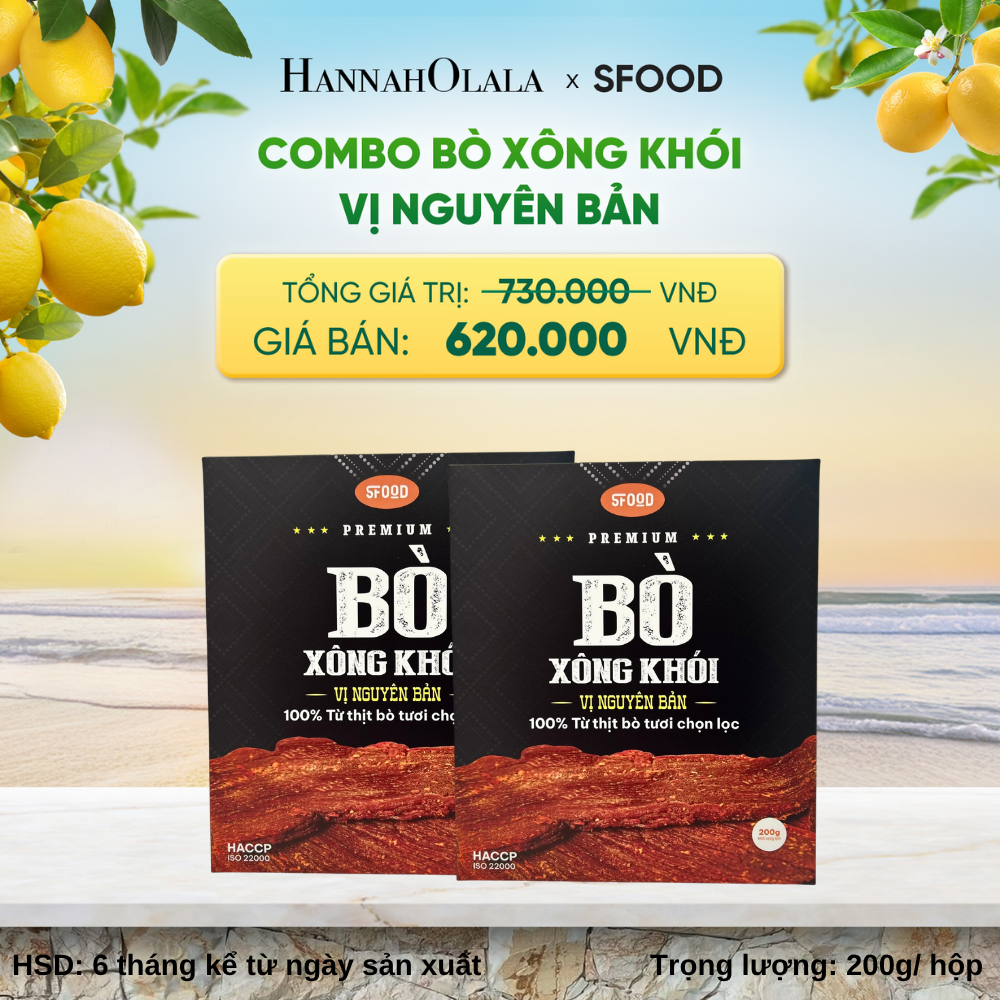  COMBO BÒ XÔNG KHÓI – VỊ NGUYÊN BẢN DEAL 08: A3001 