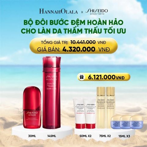  COMBO TINH CHẤT ULTIMUNE GIẢM CÁC DẤU HIỆU LÃO HOÁ 30ML & NƯỚC THẦN ĐỎ TÁI TẠO 145ML SHISEIDO CẢI THIỆN MỌI VẤN ĐỀ VỀ DA VỚI HƠN 1 TRIỆU LỢI KHUẨN - DEAL 8 