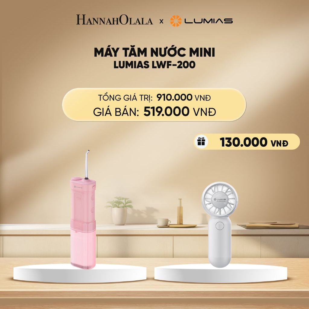  DEAL 8: MÁY TĂM NƯỚC MINI LUMIAS LWF-200 