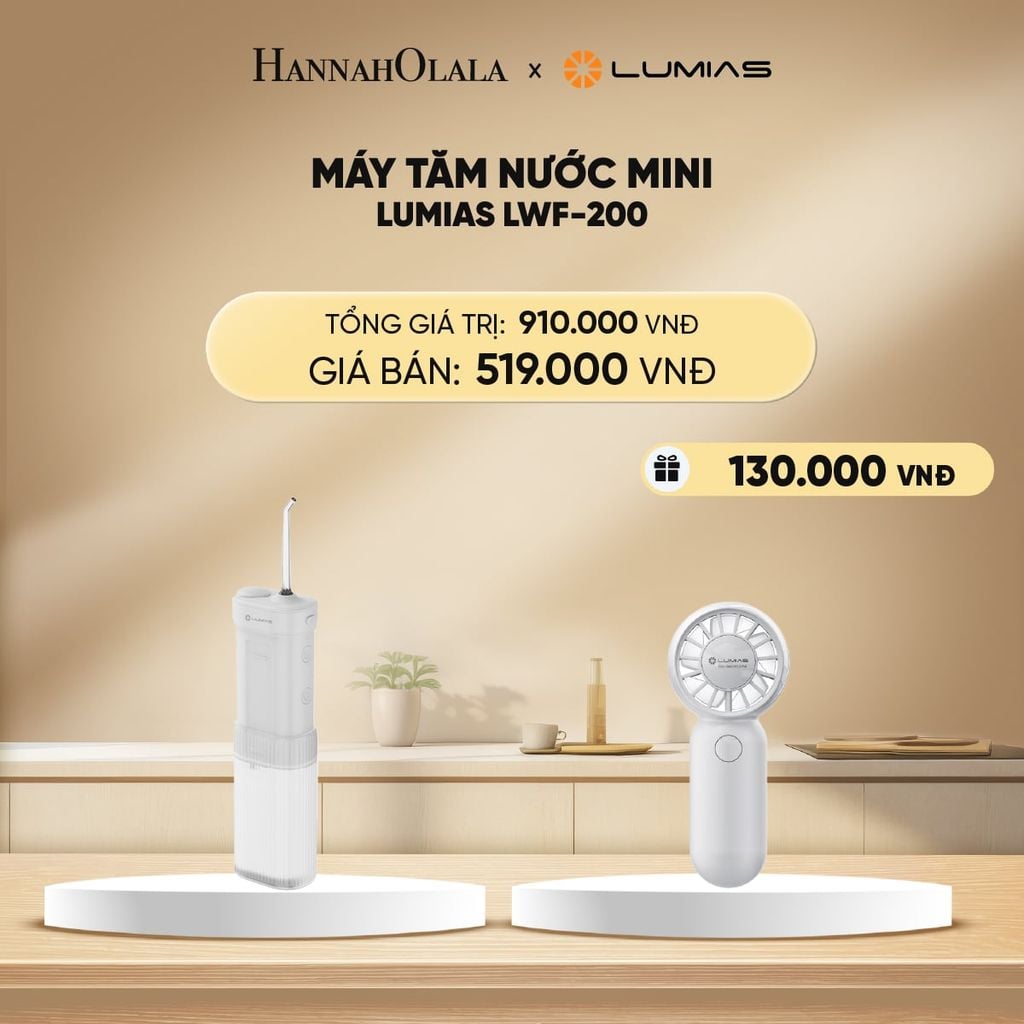  DEAL 8: MÁY TĂM NƯỚC MINI LUMIAS LWF-200 