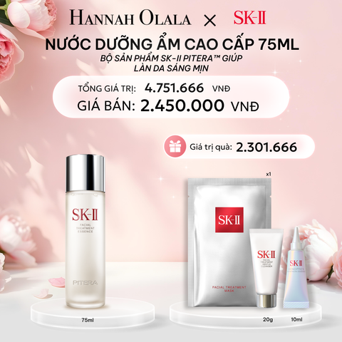  E193: DEAL 8: BỘ SẢN PHẨM SK-II PITERA™ INFINITAURA THIẾT YẾU GIÚP LÀN DA SÁNG MỊN 