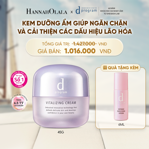  KEM DƯỠNG NGĂN NGỪA LÃO HÓA D PROGRAM VITALIZING CREAM 45G - DEAL 8 