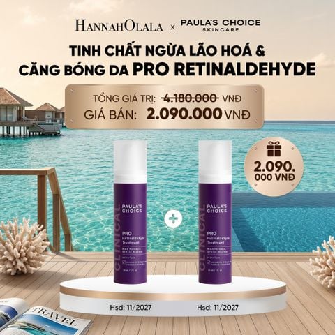  TINH CHẤT RETINALDEHYDE NGĂN NGỪA CÁC DẤU HIỆU LÃO HÓA VÀ HỖ TRỢ GIẢM MỤN 30ML - DEAL 8 