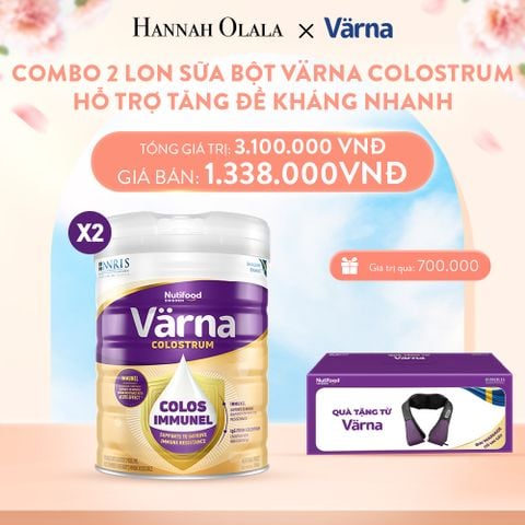  A905_DEAL 8: COMBO 2 LON SỮA BỘT VARNA COLOSTRUM LON 850G - HỖ TRỢ TĂNG ĐỀ KHÁNG 