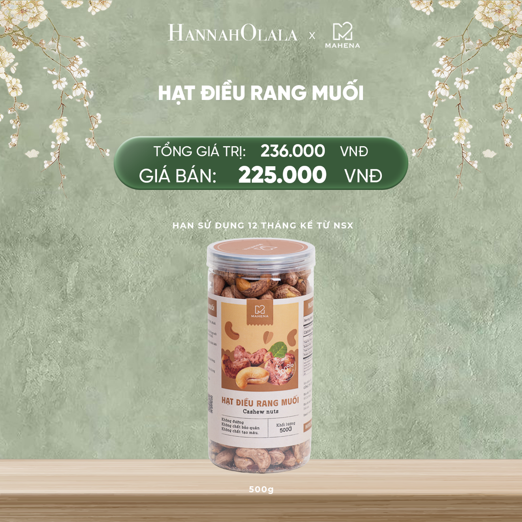  DEAL 8: HẠT ĐIỀU RANG MUỐI 500G 