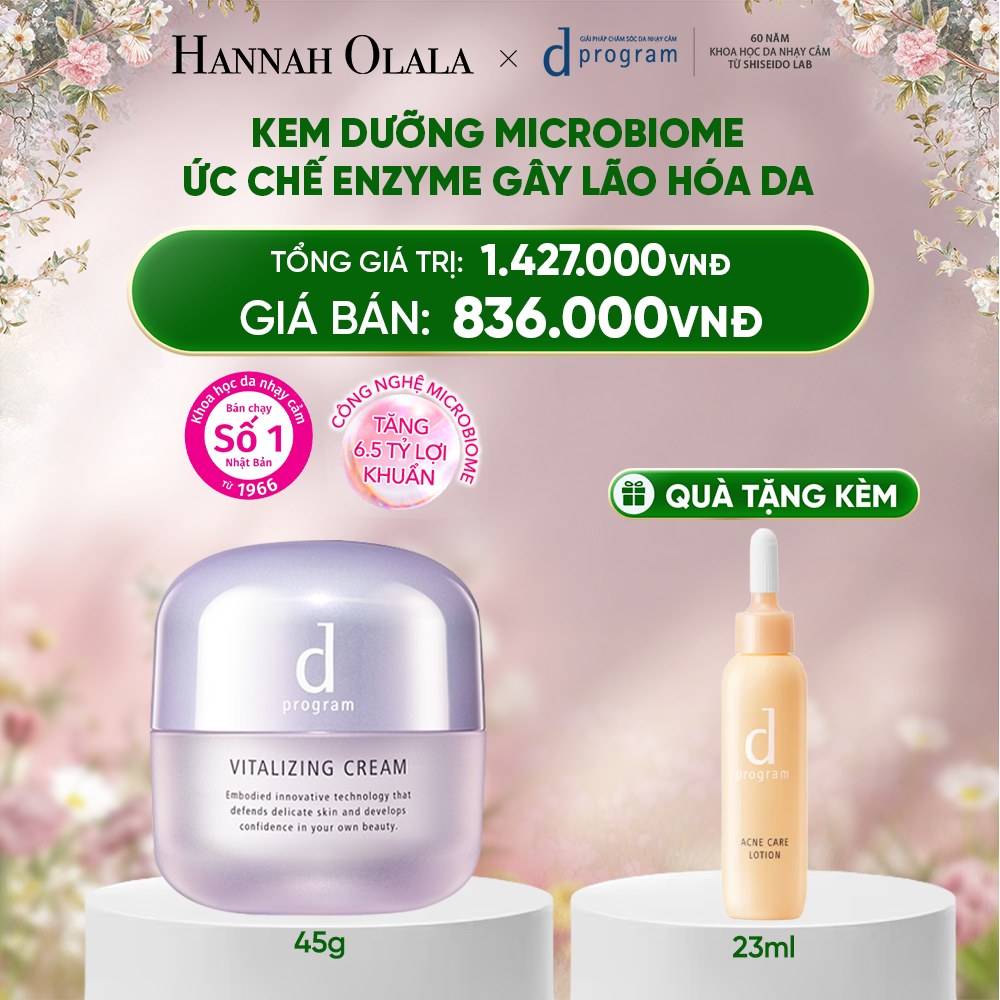  DEAL 8: KEM DƯỠNG NGĂN NGỪA LÃO HÓA D PROGRAM VITALIZING CREAM 45G 