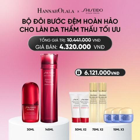  COMBO TINH CHẤT ULTIMUNE GIẢM CÁC DẤU HIỆU LÃO HOÁ 30ML & NƯỚC THẦN ĐỎ TÁI TẠO 145ML SHISEIDO CẢI THIỆN MỌI VẤN ĐỀ VỀ DA VỚI HƠN 1 TRIỆU LỢI KHUẨN - DEAL 8_A553 