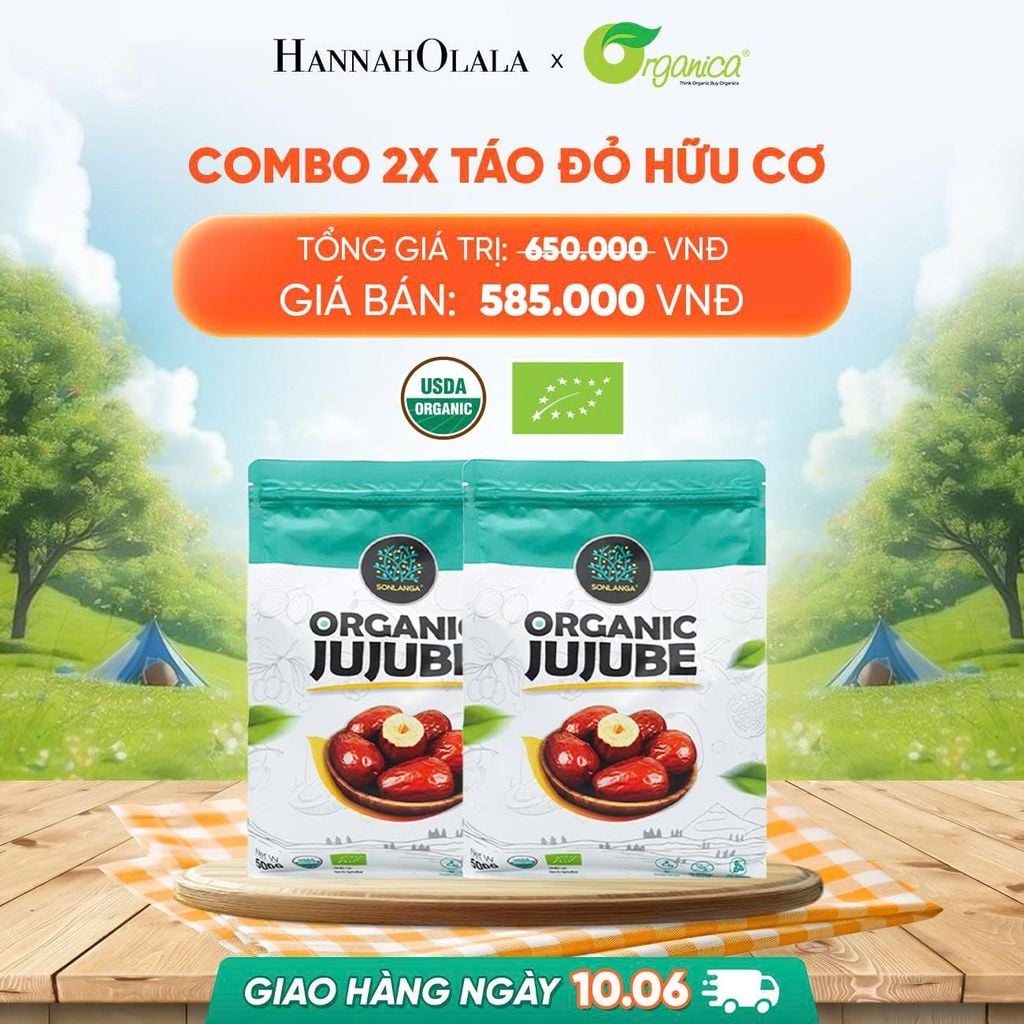  COMBO TÁO ĐỎ KỶ TỬ HỮU CƠ [GIAO HÀNG TỪ 10.06] - DEAL 8 