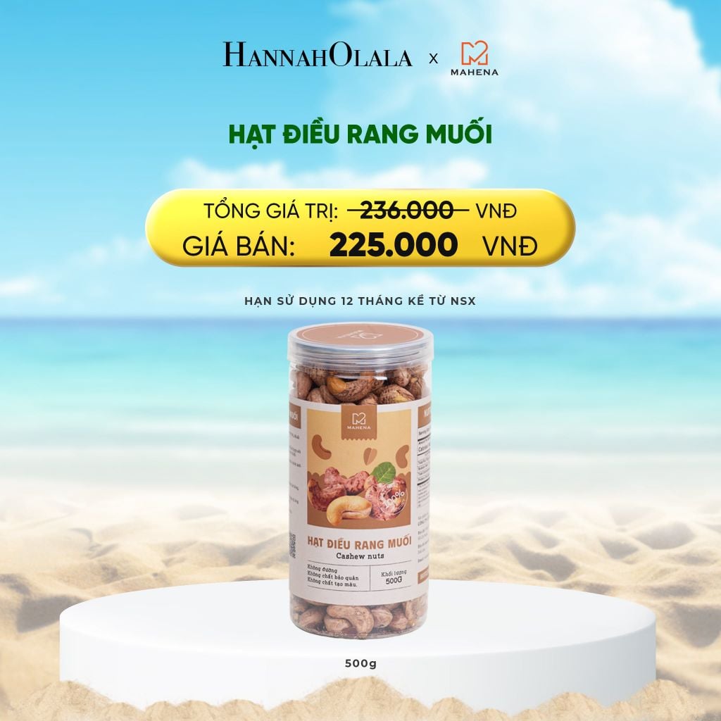  DEAL 8: HẠT ĐIỀU RANG MUỐI 500G 