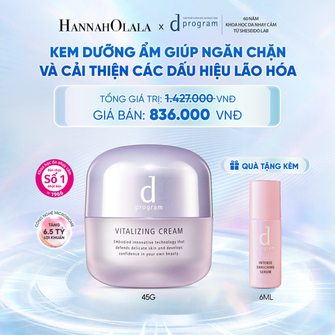  KEM DƯỠNG NGĂN NGỪA LÃO HÓA D PROGRAM VITALIZING CREAM 45G - DEAL 8 - C62 