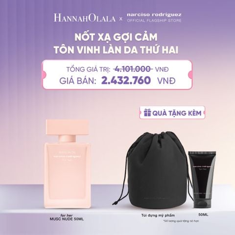  NƯỚC HOA NỮ NARCISO RODRIGUEZ MUSC NUDE EDP 50ML - DEAL 8 - A1267 