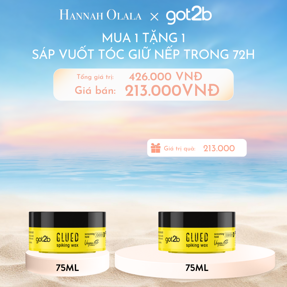  C659_DEAL 2: [MUA 1 TẶNG 1] SÁP VUỐT TÓC GOT2B GLUED SPIKING WAX 