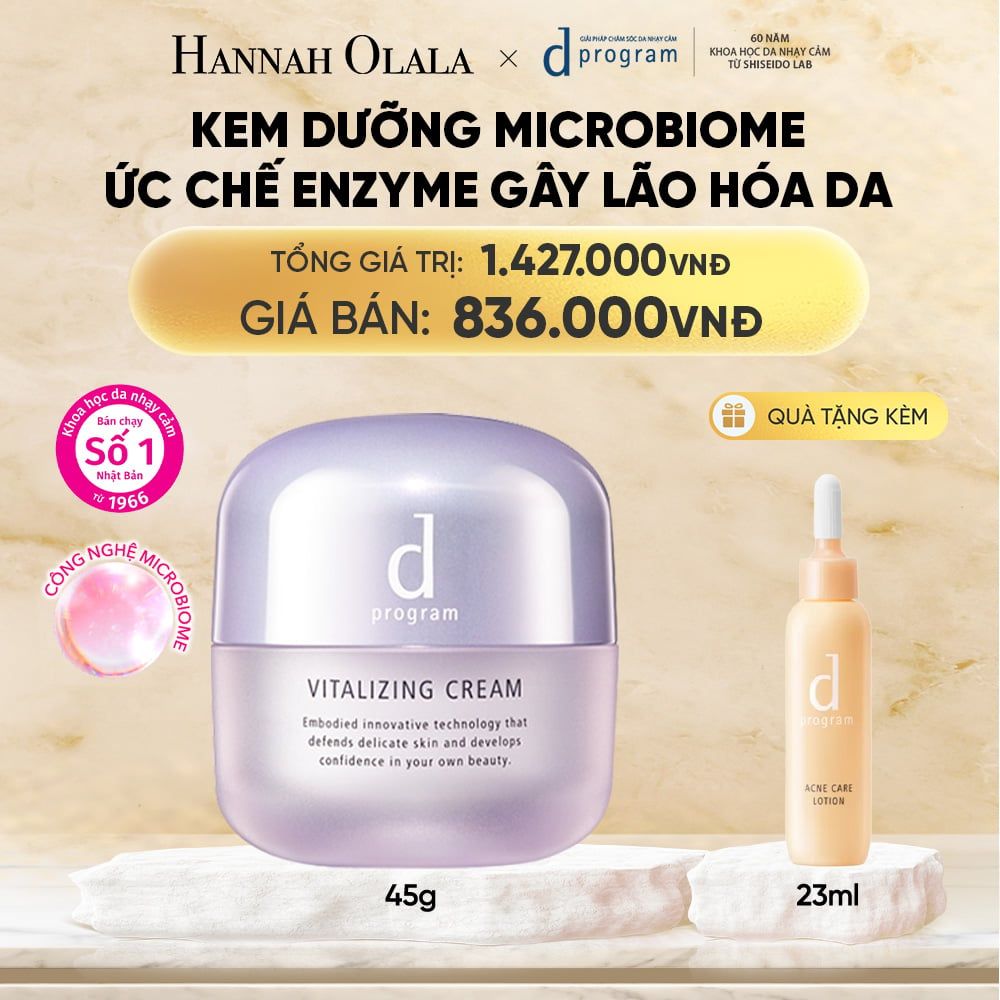  KEM DƯỠNG NGĂN NGỪA LÃO HÓA D PROGRAM VITALIZING CREAM 45G - DEAL 8 
