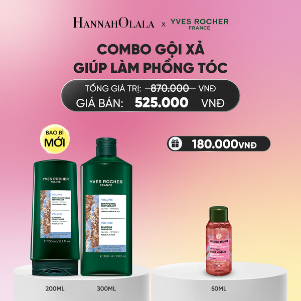  COMBO GỘI XẢ GIÚP LÀM PHỒNG TÓC TẶNG MINI GIẤM XẢ TÓC BÓNG MƯỢT_A52 