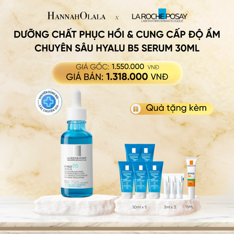  DEAL 8: DƯỠNG CHẤT PHỤC HỒI & CUNG CẤP ĐỘ ẨM CHUYÊN SÂU HYALU B5 SERUM 30ML 