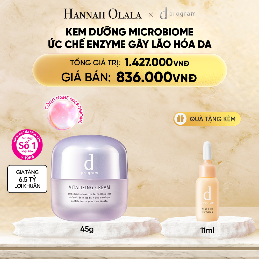  DEAL 8: KEM DƯỠNG NGĂN NGỪA LÃO HÓA D PROGRAM VITALIZING CREAM 45G 