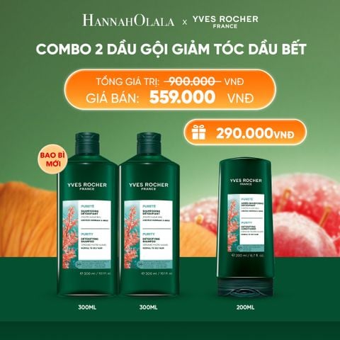  COMBO 2 DẦU GỘI GIẢM TÓC DẦU BẾT TẶNG DẦU XẢ 