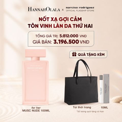  NƯỚC HOA NỮ NARCISO RODRIGUEZ MUSC NUDE EDP 100ML - DEAL 8 