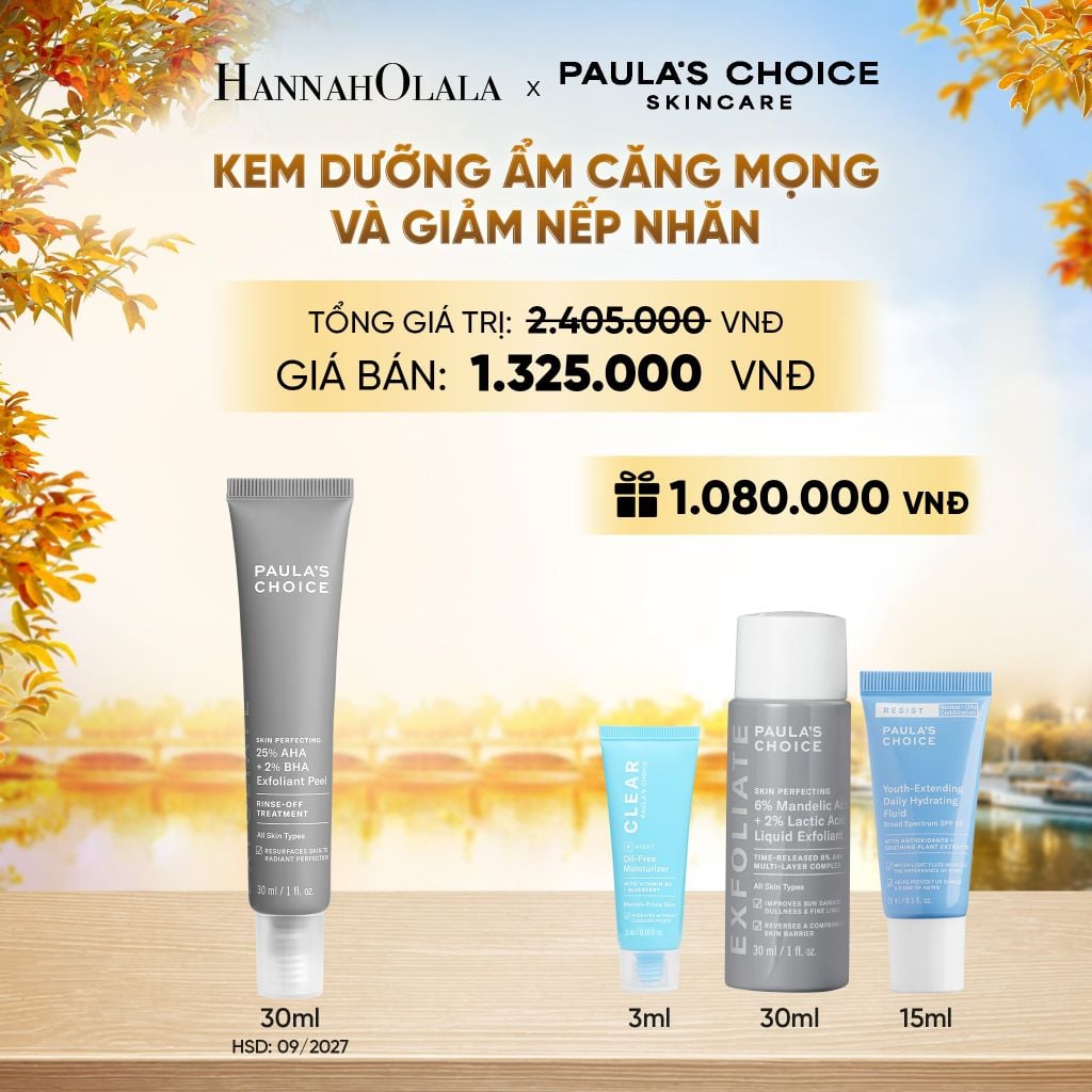  GEL LÀM SẠCH TẾ BÀO DA CHẾT VÀ GIÚP DA SÁNG MỊN VỚI 25% AHA + 2% BHA 30ML (HSD: 9/2027) - DEAL 8 - E30 