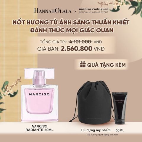  NƯỚC HOA NỮ NARCISO RODRIGUEZ NARCISO EAU DE PARFUM RADIANTE 50ML - DEAL 08 - A469 