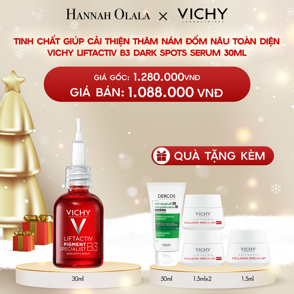  A981_DEAL 8 TINH CHẤT GIÚP CẢI THIỆN THÂM NÁM ĐỐM NÂU TOÀN DIỆN VICHY LIFTACTIV B3 DARK SPOTS SERUM 30ML 