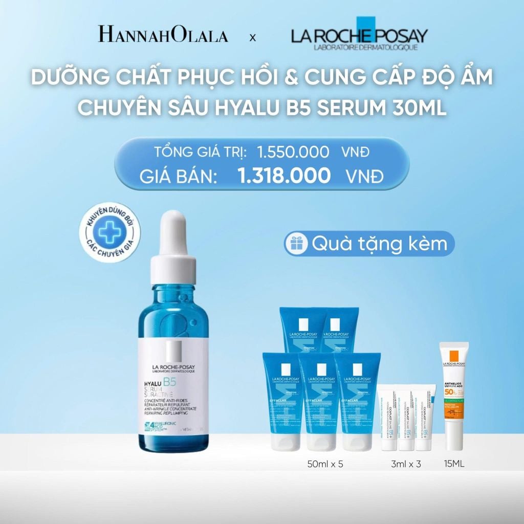  [MỚI] DEAL 8: DƯỠNG CHẤT PHỤC HỒI & CUNG CẤP ĐỘ ẨM CHUYÊN SÂU HYALU B5 SERUM 30ML ([CẢI TIẾN MỚI - 4 LOẠI HA]) 