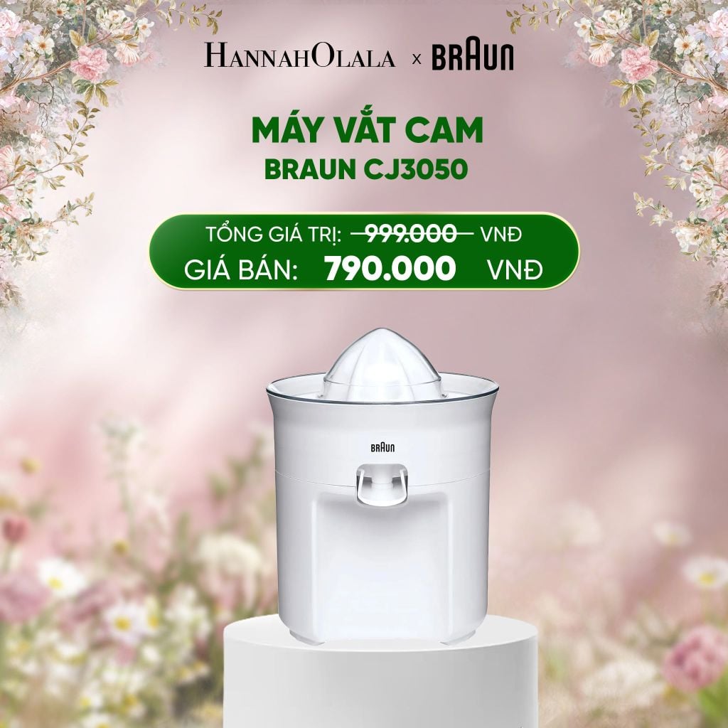  E1382_DEAL 17 : MÁY VẮT CAM BRAUN CJ3050 