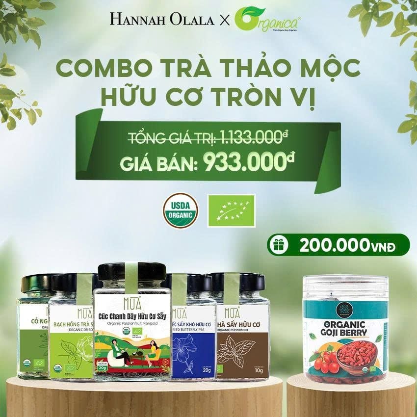  E79_DEAL 8: TRÀ THẢO MỘC HỮU CƠ TRÒN VỊ 