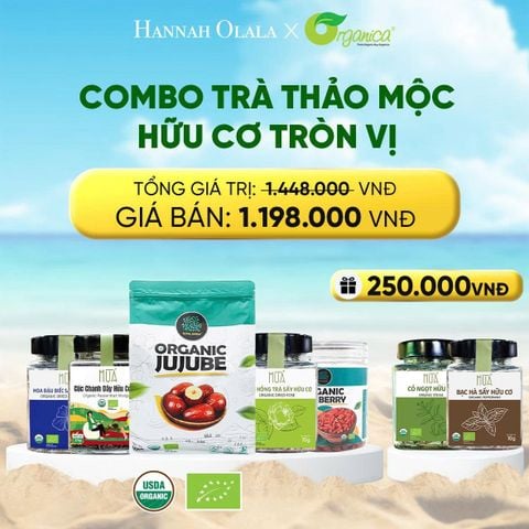  DEAL 8: TRÀ THẢO MỘC HỮU CƠ TRÒN VỊ 