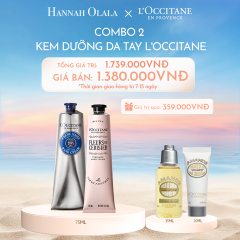  C1110_DEAL 8: COMBO 2 KEM DƯỠNG DA TAY L'OCCITANE 