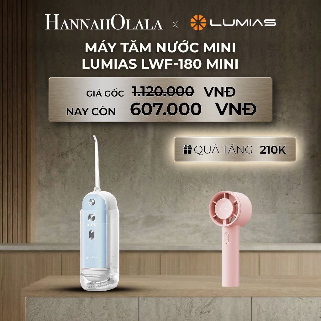  DEAL 9: MÁY TĂM NƯỚC MINI LUMIAS LWF-180 MINI 