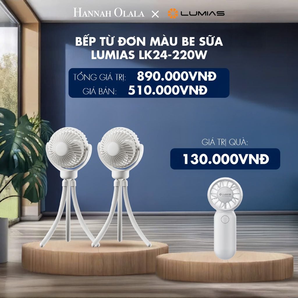  [FLASHSALE] QUẠT TREO XE ĐẨY TRẺ EM LUMIAS S1800 - DEAL 9 
