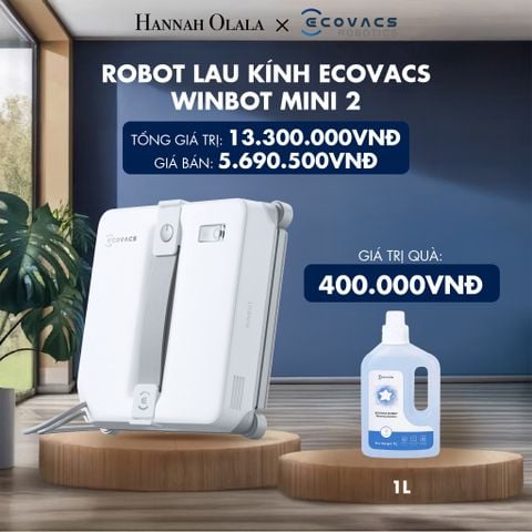 ROBOT LAU KÍNH ECOVACS WINBOT MINI 2 - DEAL 9 