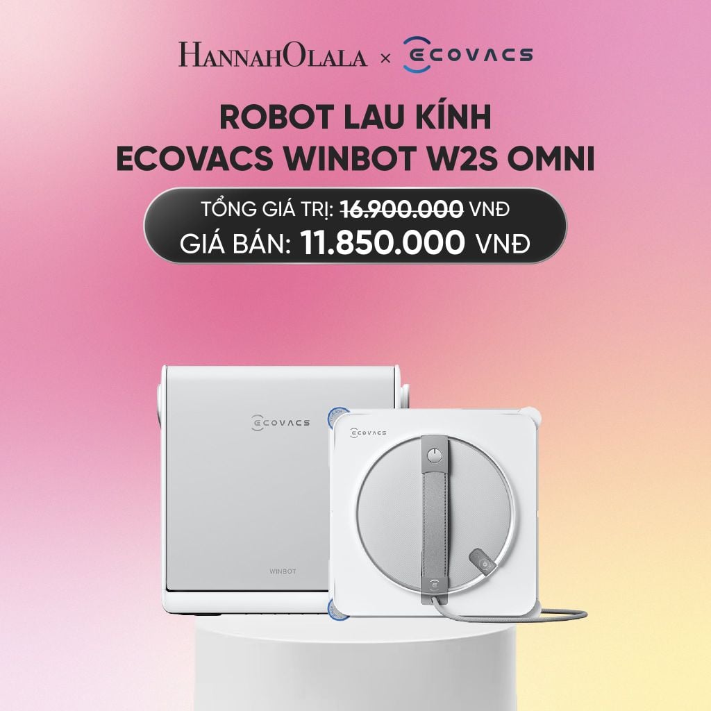  DEAL 9: ROBOT LAU KÍNH ECOVACS WINBOT W2S OMNI_A1703 