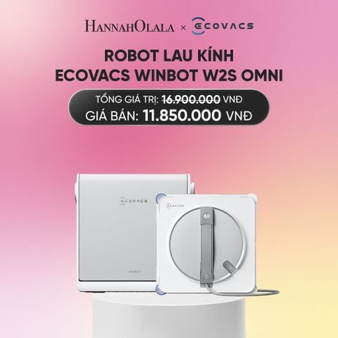  DEAL 9: ROBOT LAU KÍNH ECOVACS WINBOT W2S OMNI_A1703 