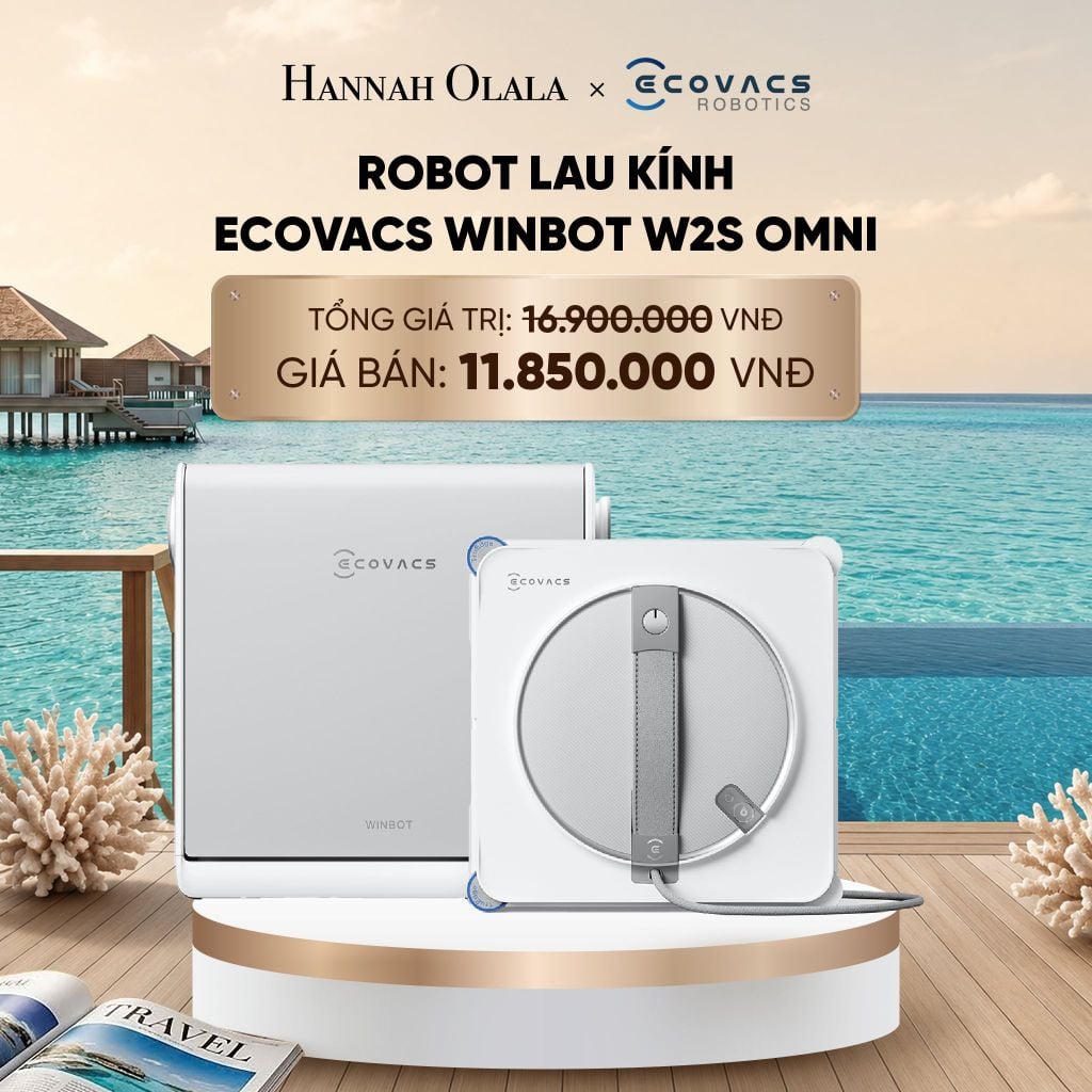  ROBOT LAU KÍNH ECOVACS WINBOT W2S OMNI - DEAL 9_ D1909 