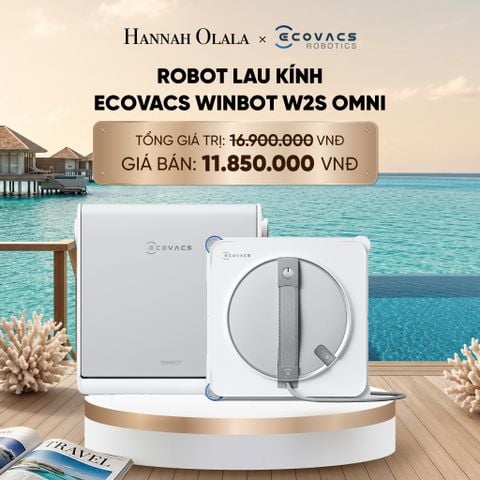  ROBOT LAU KÍNH ECOVACS WINBOT W2S OMNI - DEAL 9_ D1909 