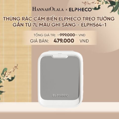  THÙNG RÁC CẢM BIẾN ELPHECO TREO TƯỜNG, GẮN TỦ 7L - DEAL 9 - A1977 